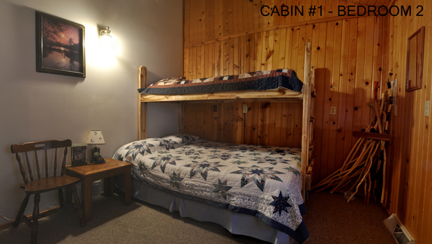Cabin #1 Bedroom 2