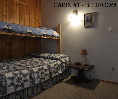 Cabin #1 Bedroom