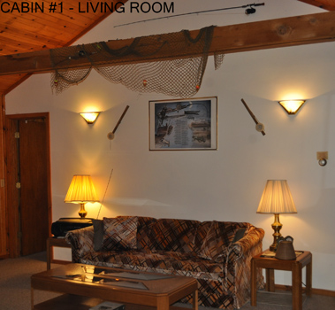 Cabin #1 Living Room 2